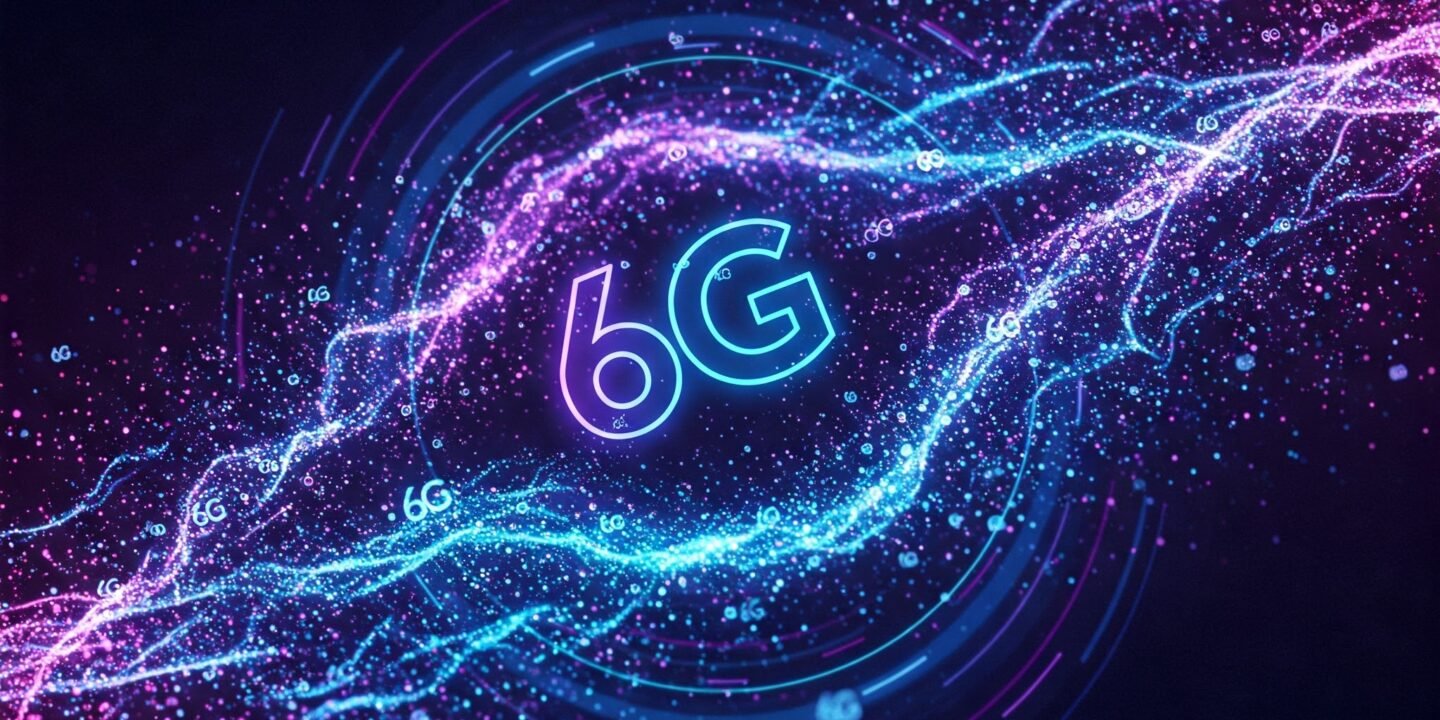 Infografica che rappresenta la tecnologia 6G e le sue applicazioni future